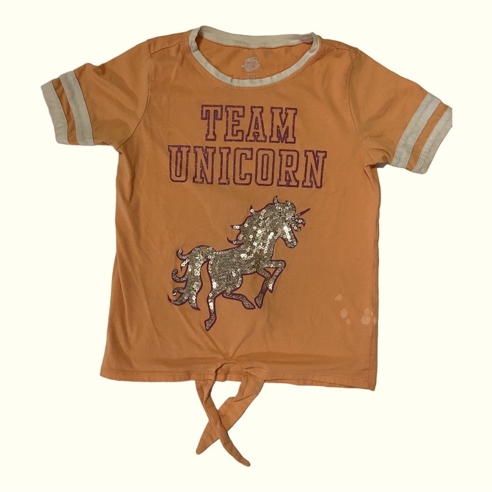 GIRLS’ UNICORN TEE SIZE 14/16